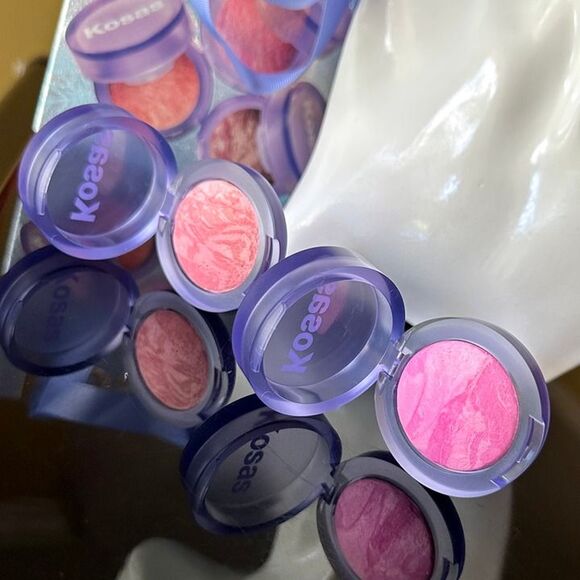 KOSAS LTD ED 2pc Blush Is Life Baked Radiant Blush Minis Butterflies & Blissed - Picture 6 of 11